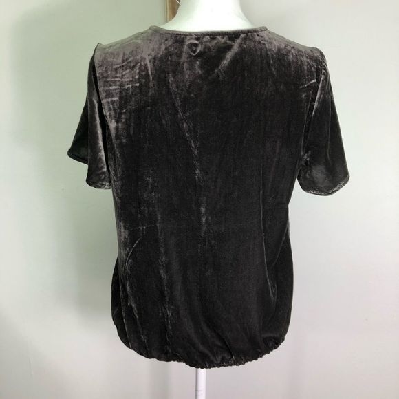 Splendid Surplice Velvet Shirt - Picture 4 of 5